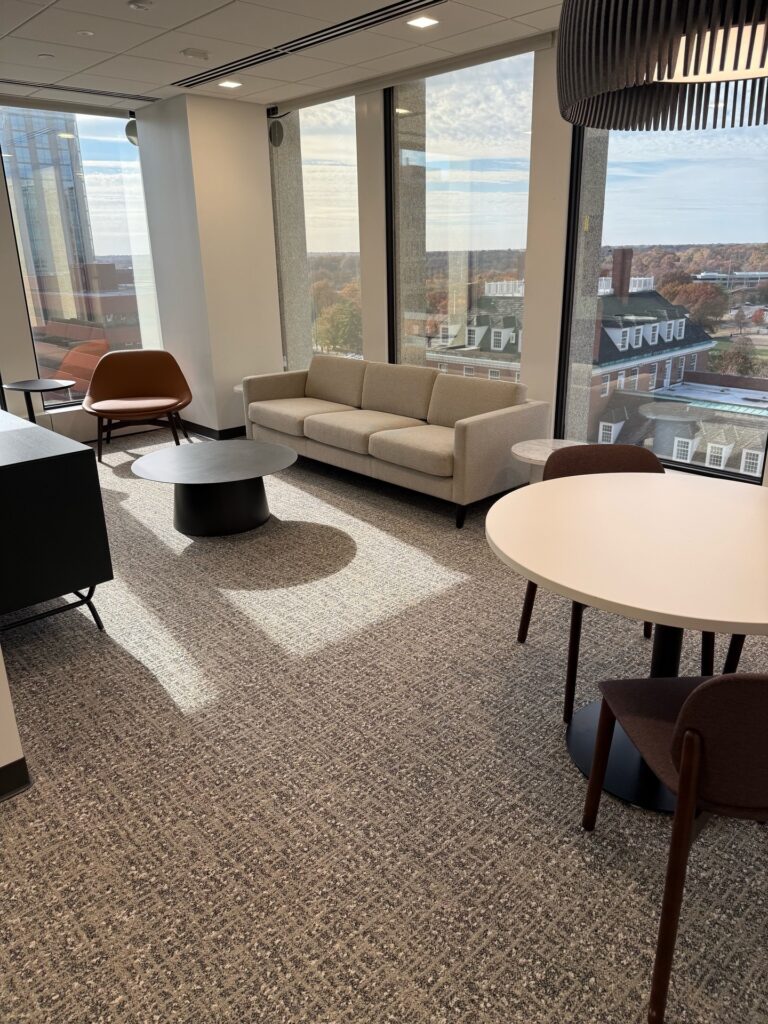 Corporate headquarters furniture installation Clayton Missouri