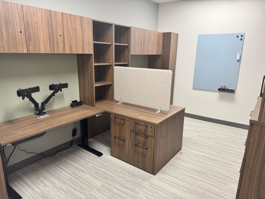 Pre-occupancy furniture installation in Missouri facility