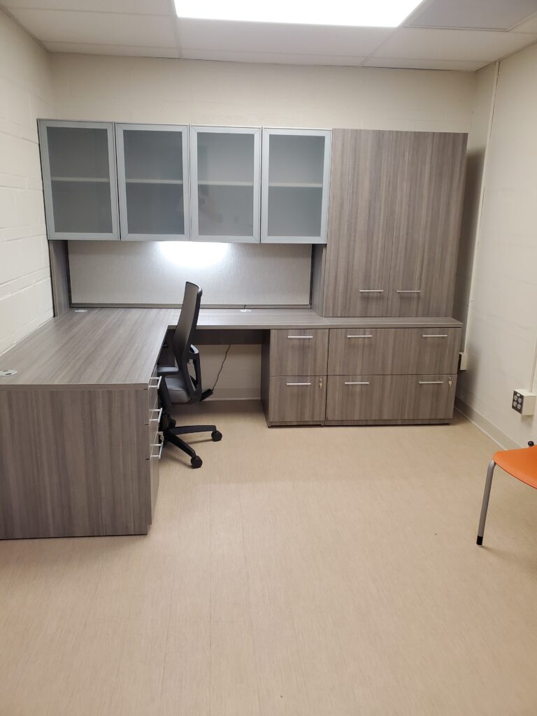 High school office furniture installation Missouri