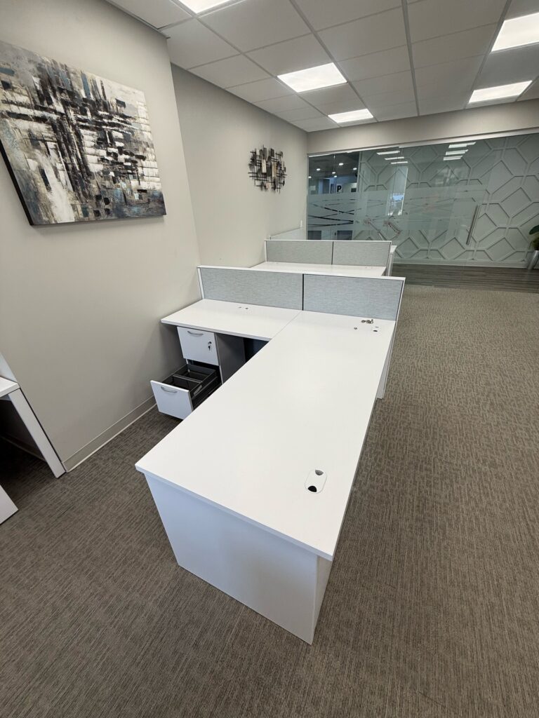 office workstation reconfiguration Missouri bank