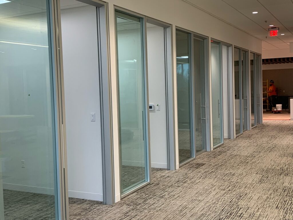 Modular wall installation