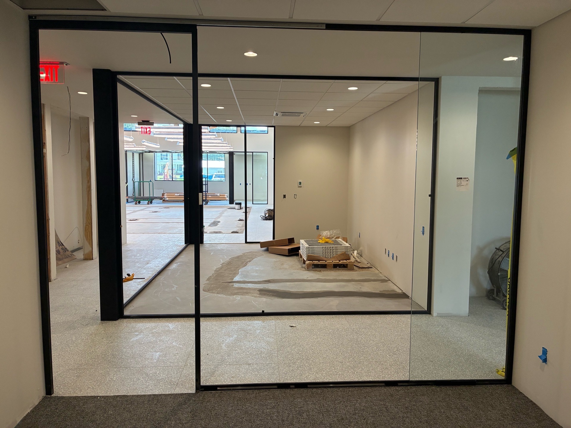 Metaline Steel architectural wall installation